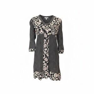 Boden Mollie Patchwork Dress 3/4 length Floral‎